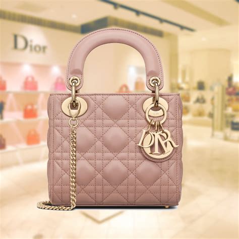 lady dior blush bag